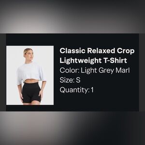 Oner Active Cropped Lightweight T Shirt